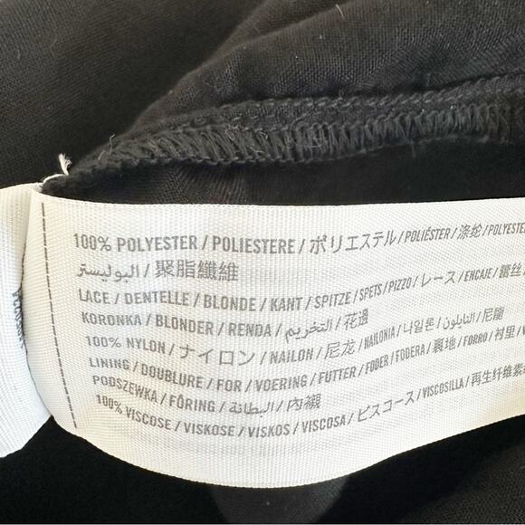 Abercrombie & Fitch Womens Lace Trim Tank Top Grunge Punk Houndstooth‎ Y2K XS - Picture 7 of 8